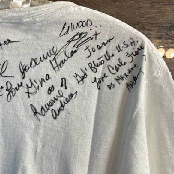 FRUIT OF THE LOOM John Stuart’s World Famous Legends In Concert Tshirt Size L - Picture 6 of 7